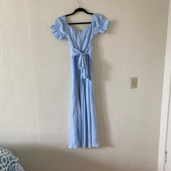Saints + secrets baby blue DINAH MIDI DRESS - Picture 5 of 9